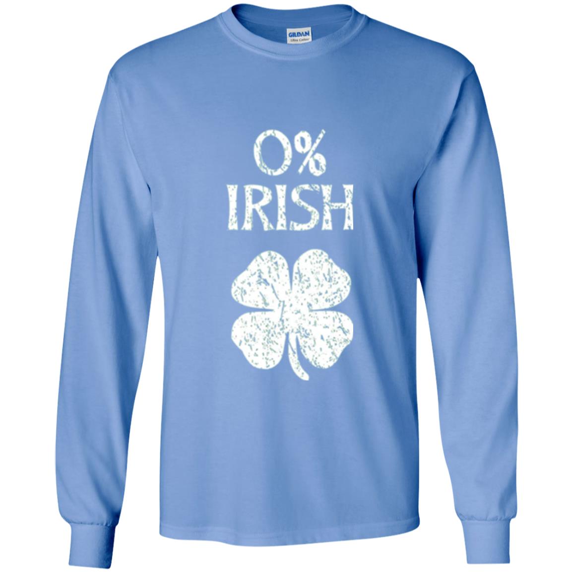 St. Patrick Day T-shirt Shamrocks 0_ Irish Vintage Carolina Blue