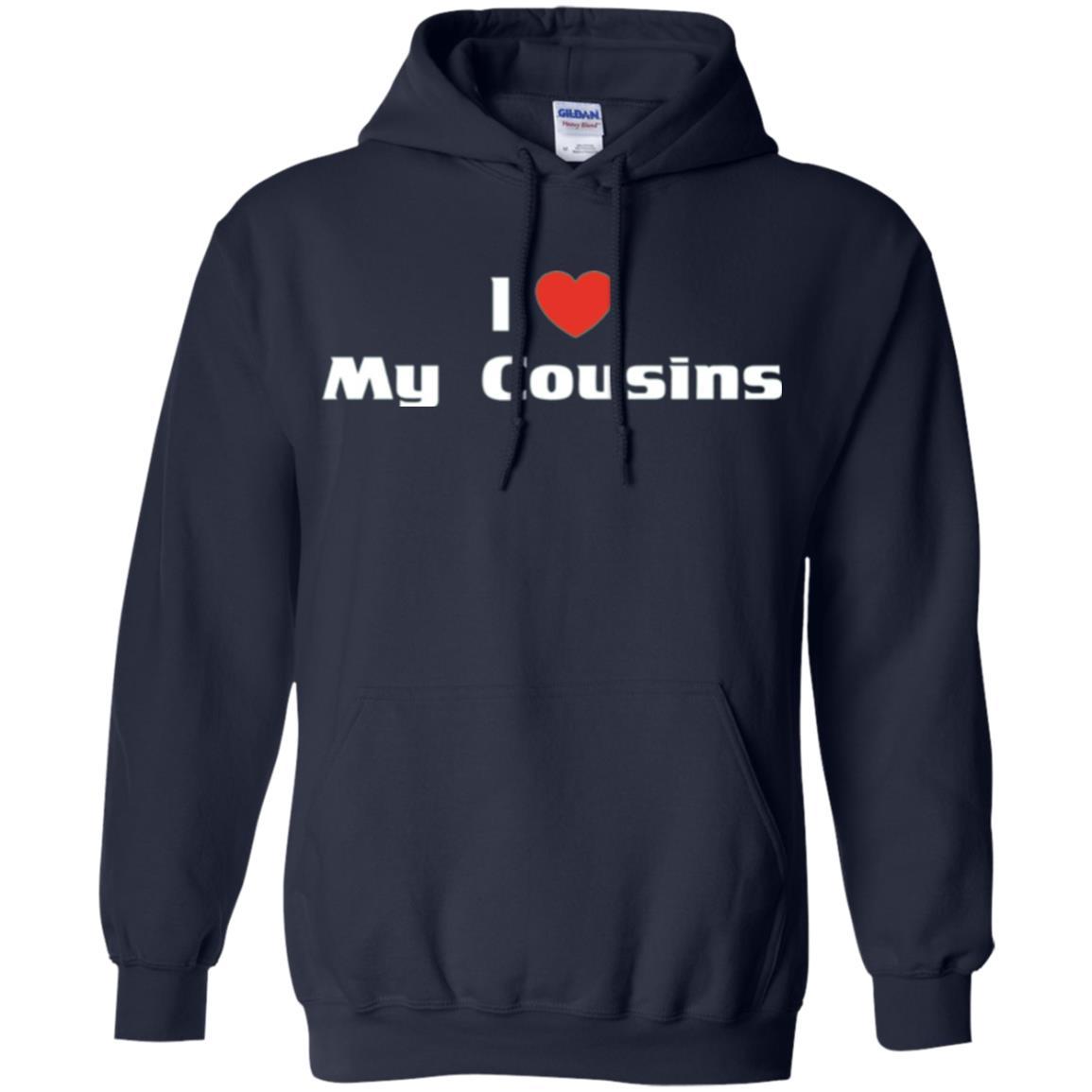 Family T-shirt I Love My Cousins Navy