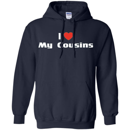 Family T-shirt I Love My Cousins Navy