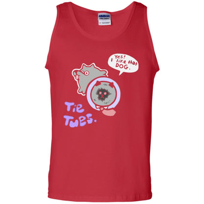 Yes I Like That Dog Tietuesday Dog Lover T-shirt Red