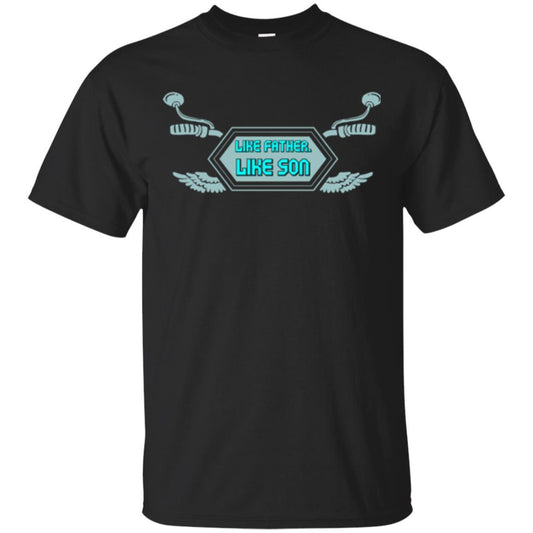 Motocross T-shirt Like Father Like Son Black