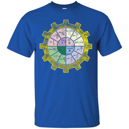 Ohms Law Shirt-ohms Law Diagram Electrical Engineer T-shirt Royal