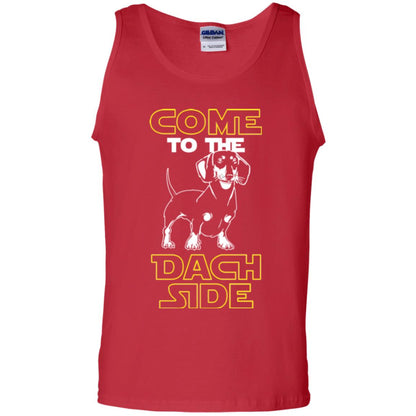 Come To The Dach Side Dachshund Dog Lover Shirt Red