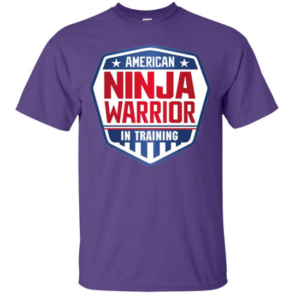 American Ninja Warrior In Training T-shirt Purple