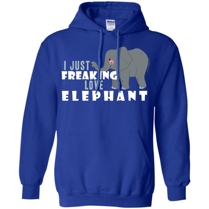 I Just Freaking Love Elephant Shirt Royal