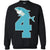 4th Birthday Shark Party ShirtG180 Gildan Crewneck Pullover Sweatshirt 8 oz.