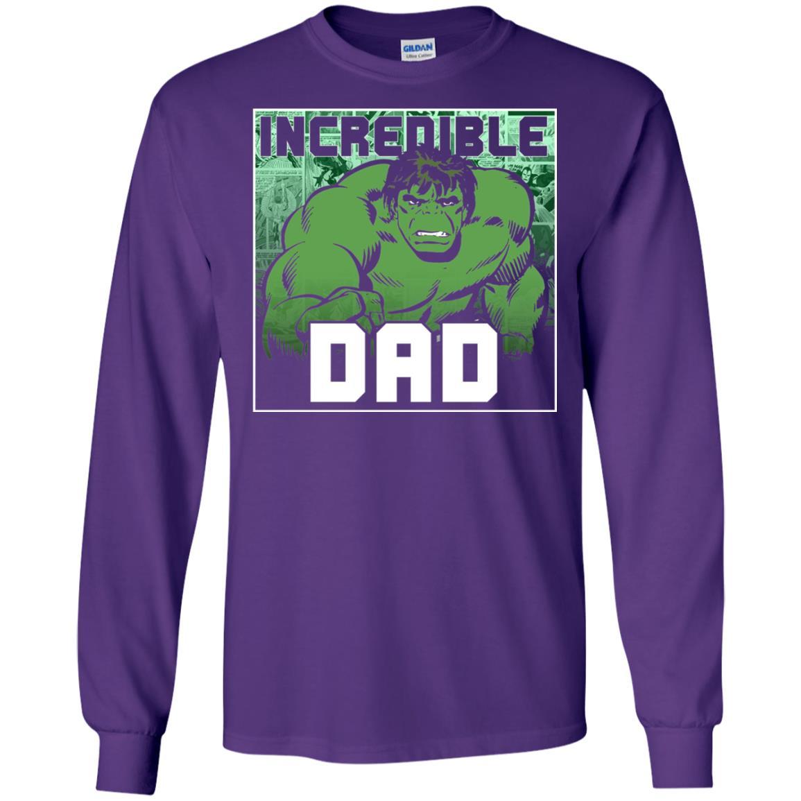 Daddy T-shirt Incredable Dad Purple