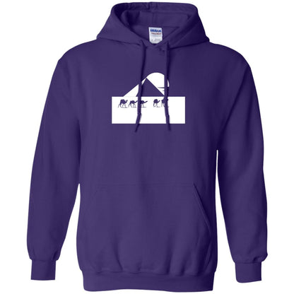 Egyptian Great Pyramid Of Giza T-shirt Purple