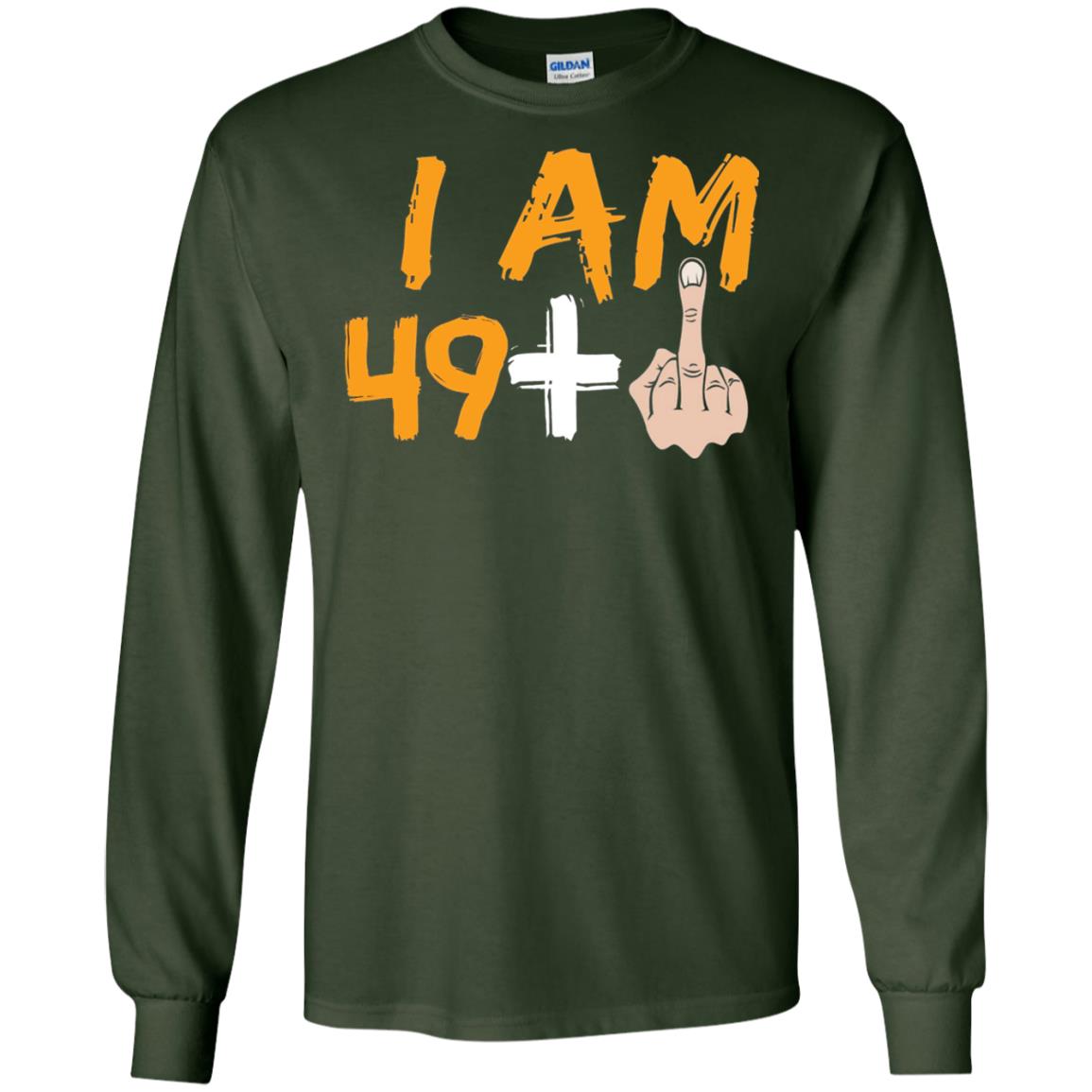 50th Birthday Funny T-shirt I Am 50 Years Old Forest Green