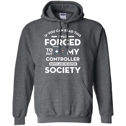 Gamer T-shirt If You Can Read This Dark Heather