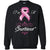 I Am A Survivor Breast Cancer Awareness ShirtG180 Gildan Crewneck Pullover Sweatshirt 8 oz.
