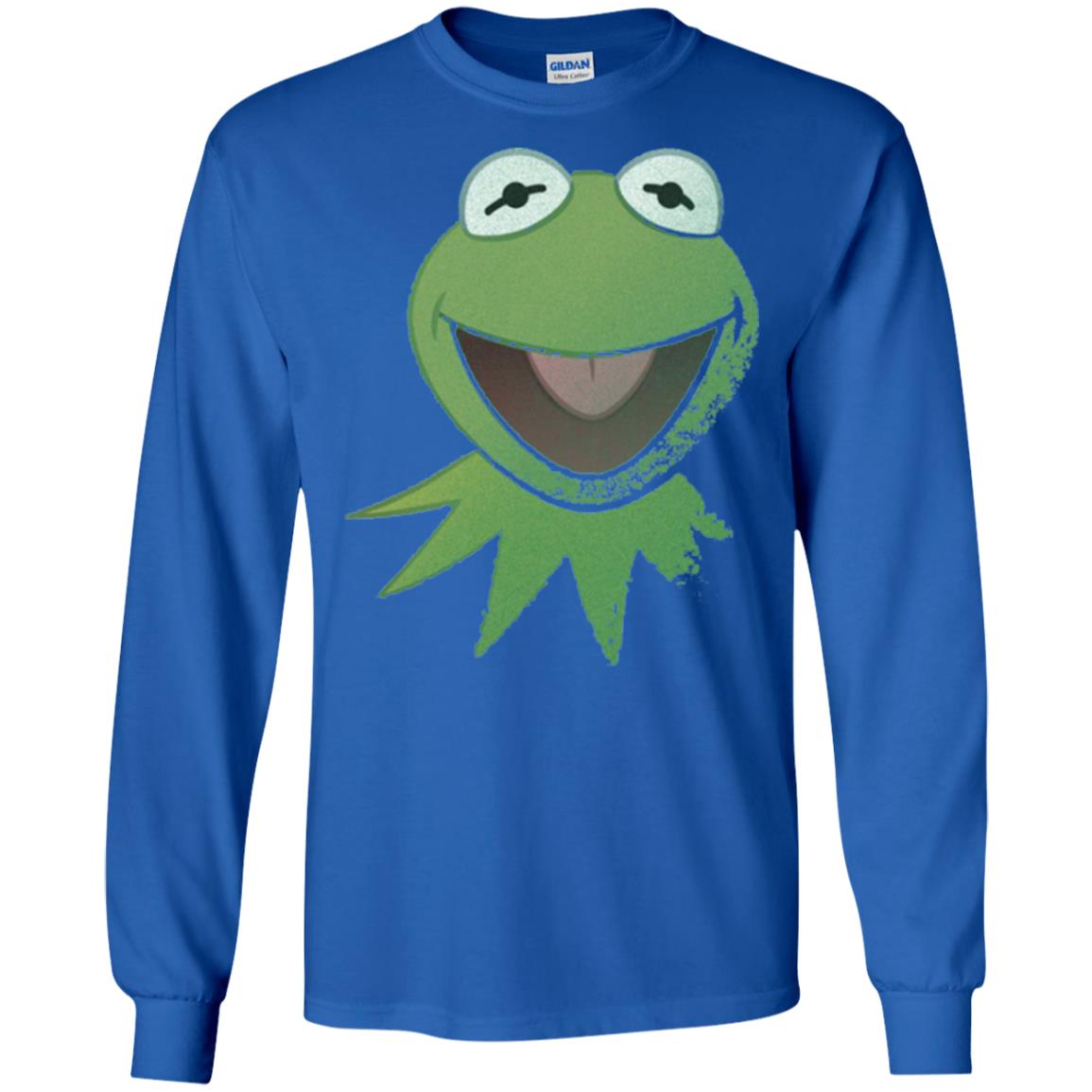 Muppets Kermit The Frog Face T-shirt Royal