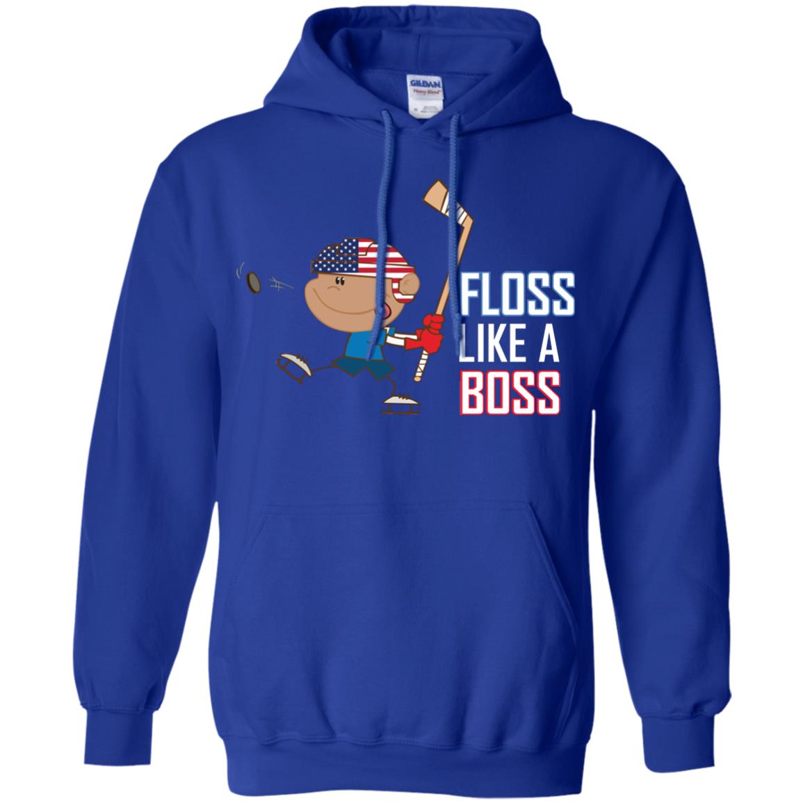Floss Like A Boss Shirt For Hockey Players Royal