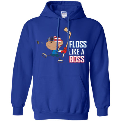 Floss Like A Boss Shirt For Hockey Players Royal