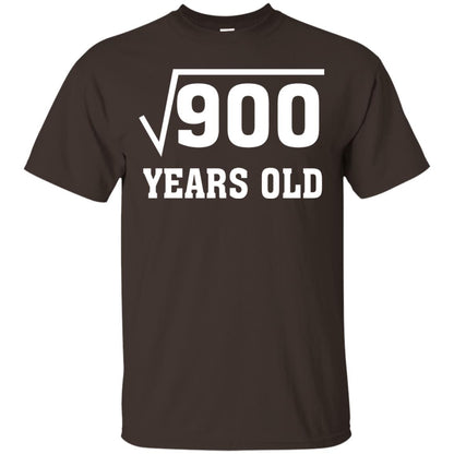 Square Root Of 900 Funny 30 Years Old T-shirt 30th Birthday Dark Chocolate