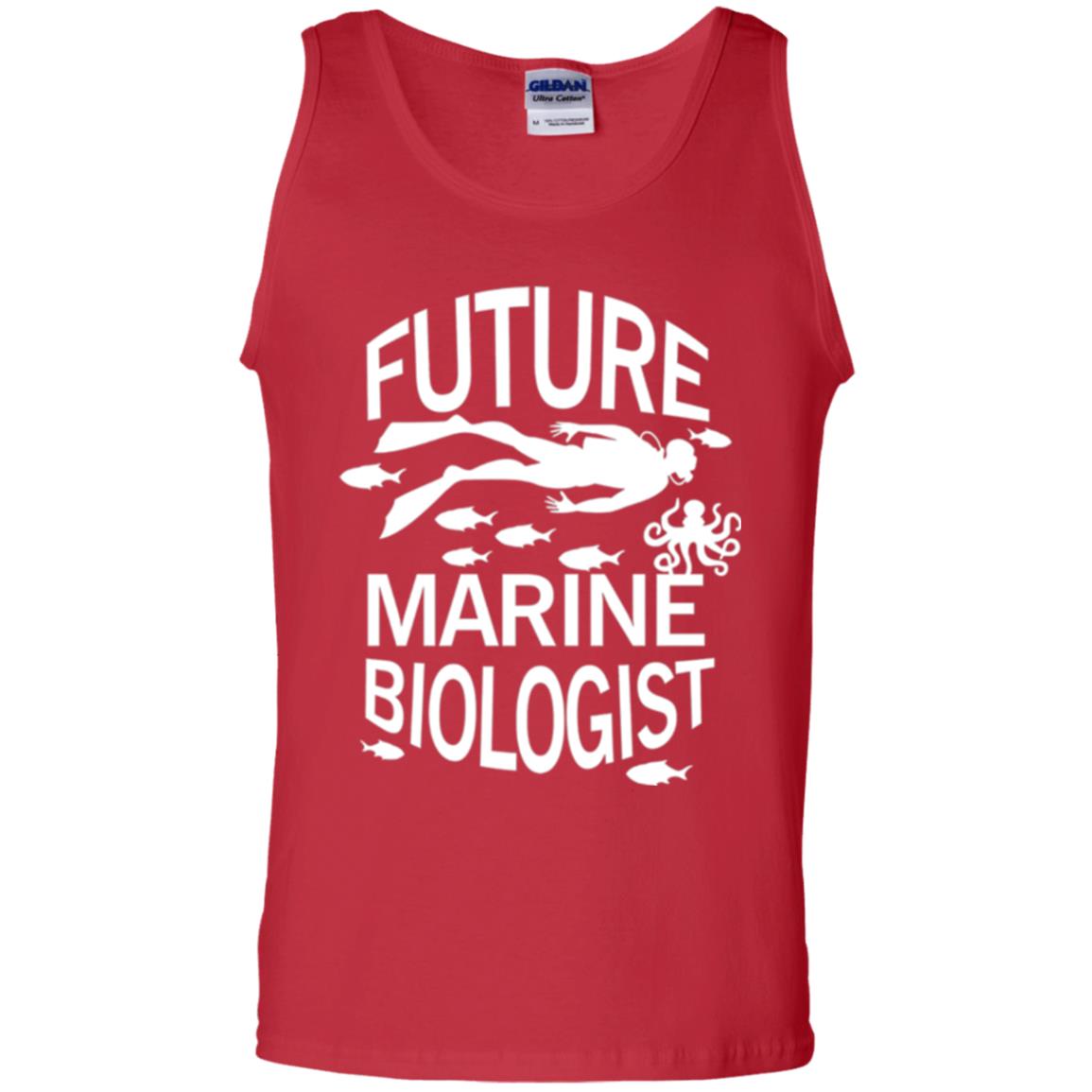 Cute Marine Biologist T-shirt Red