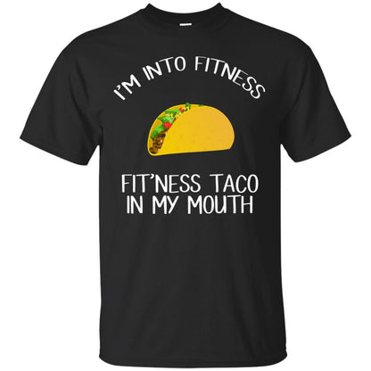Taco Lover Shirt Fitness Taco In My Mouth Black