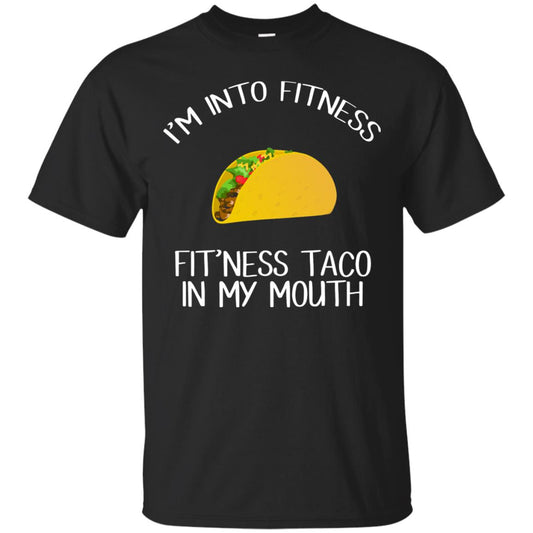Taco Lover Shirt Fitness Taco In My Mouth Black