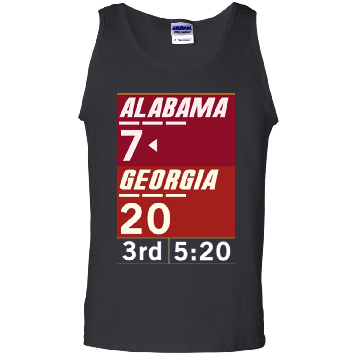 Football Lover T-shirt Alabama 26-23 Comeback Win 2-sided Black