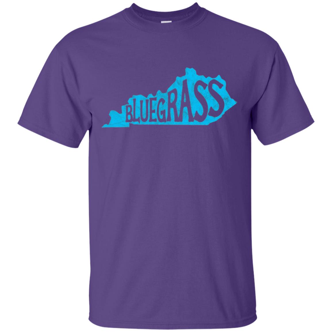 State Of Kentucky Banjo Player And Bluegrass Lover T-shirt Purple