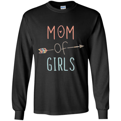 Mommy T-shirt Mom Of Girls Black