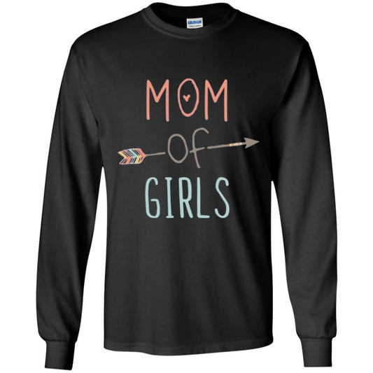 Mommy T-shirt Mom Of Girls Black