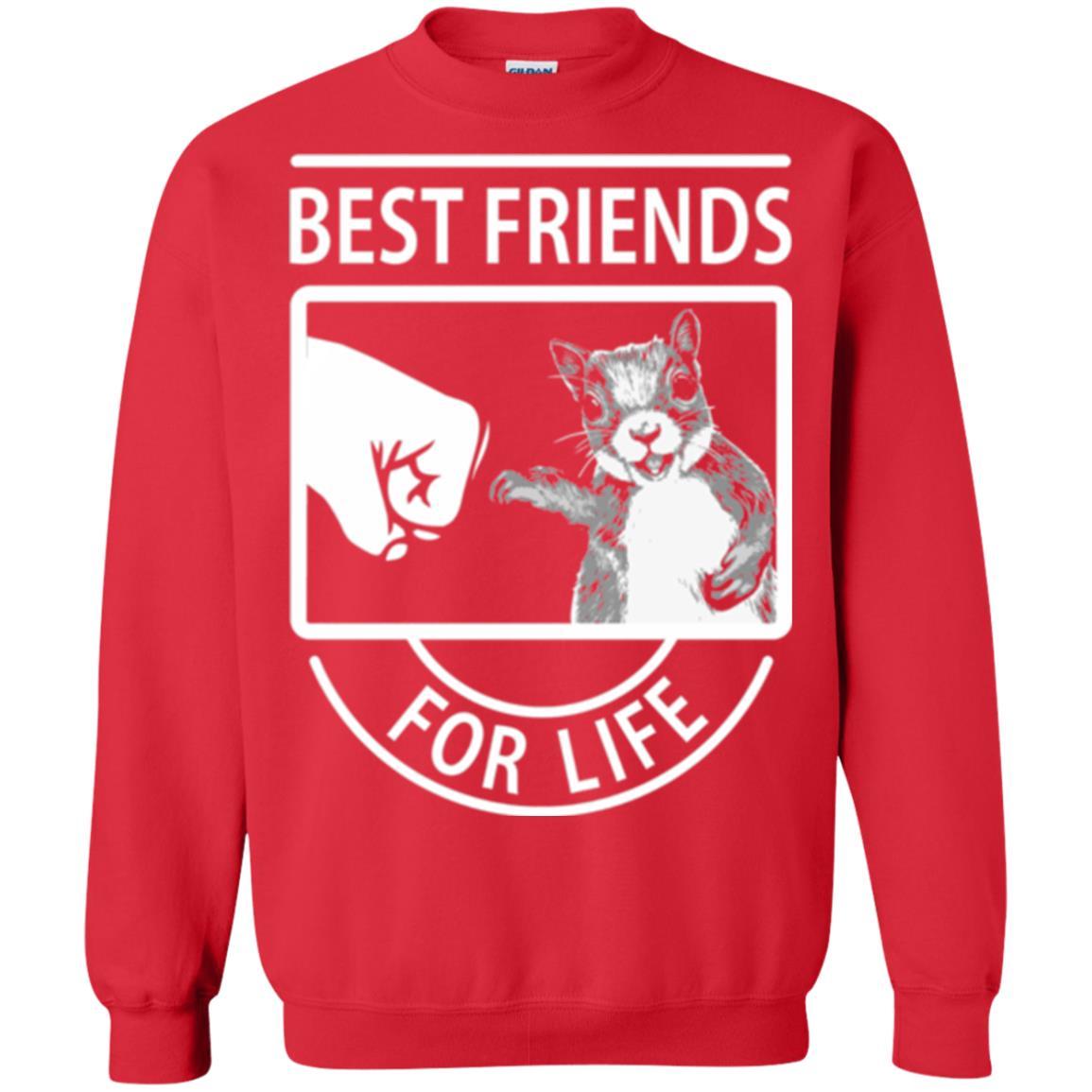 Squirrel T-shirt Best Friend For Life T-shirt Red