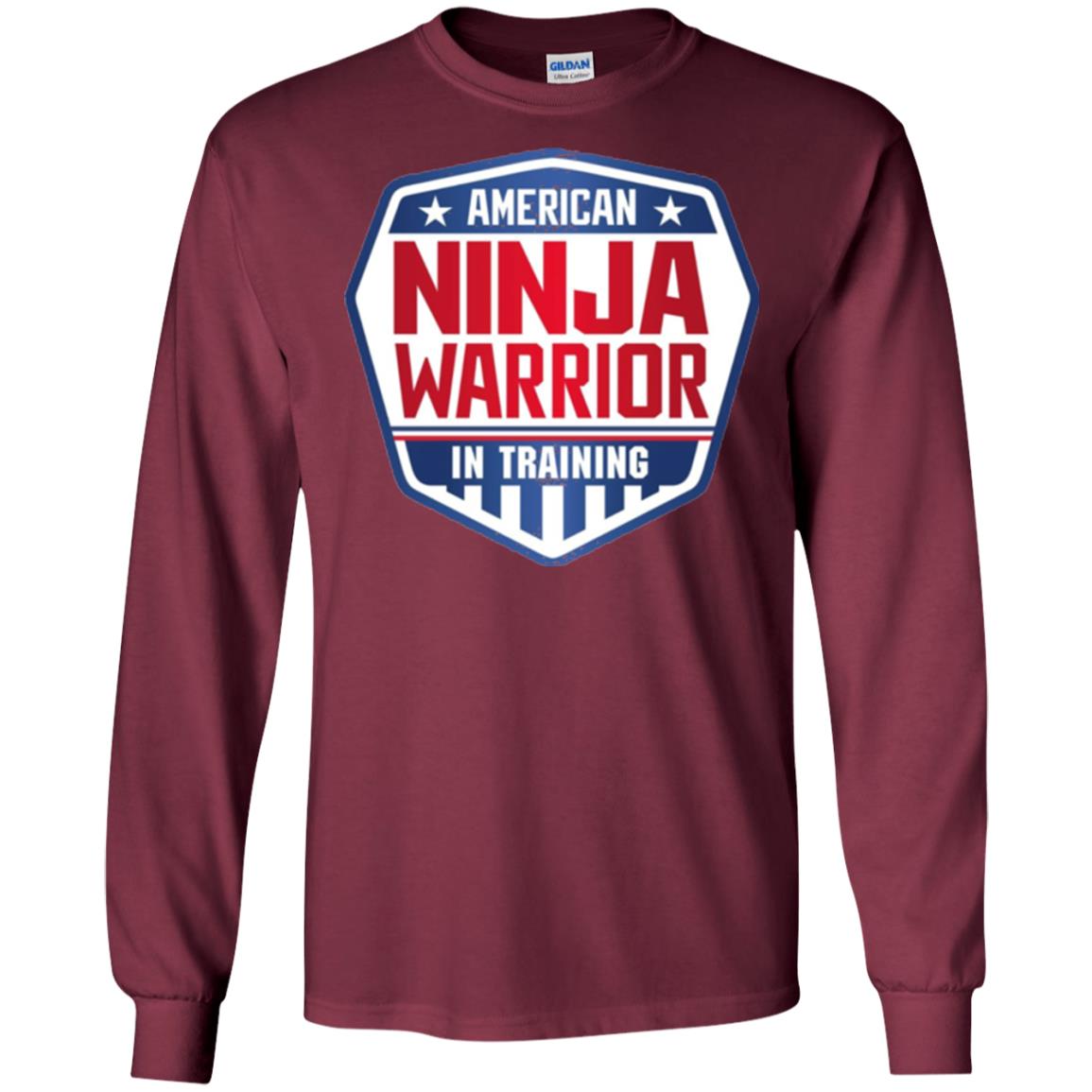 American Ninja Warrior In Training T-shirt Maroon