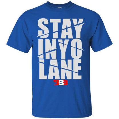 Stay In Yo Lane T-shirt Royal