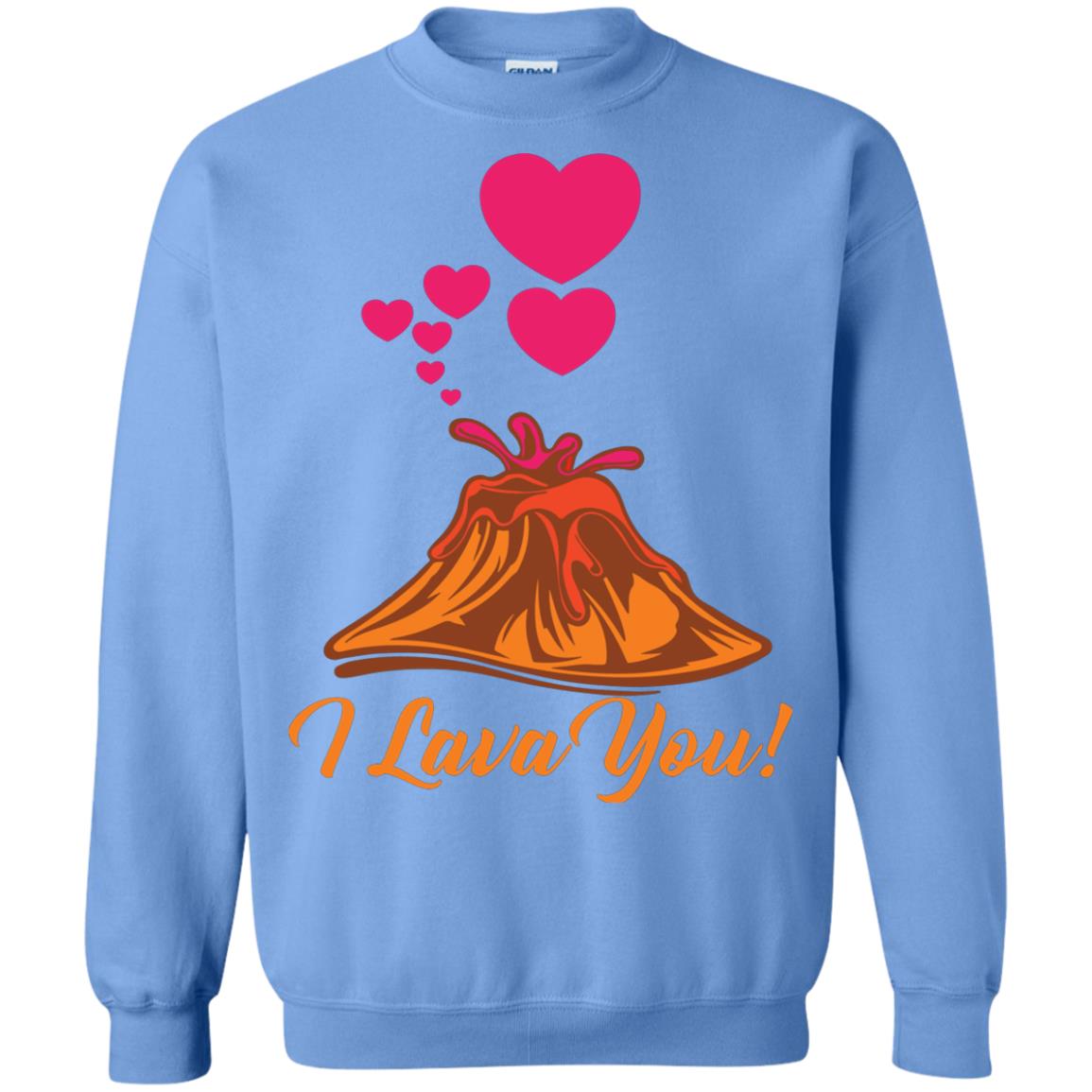 Valentines Day T-shirt I Lava You Carolina Blue