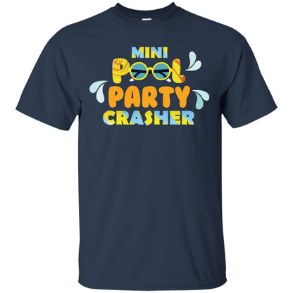 Mini Pool Party Crasher Summer Vacation T-shirt Navy