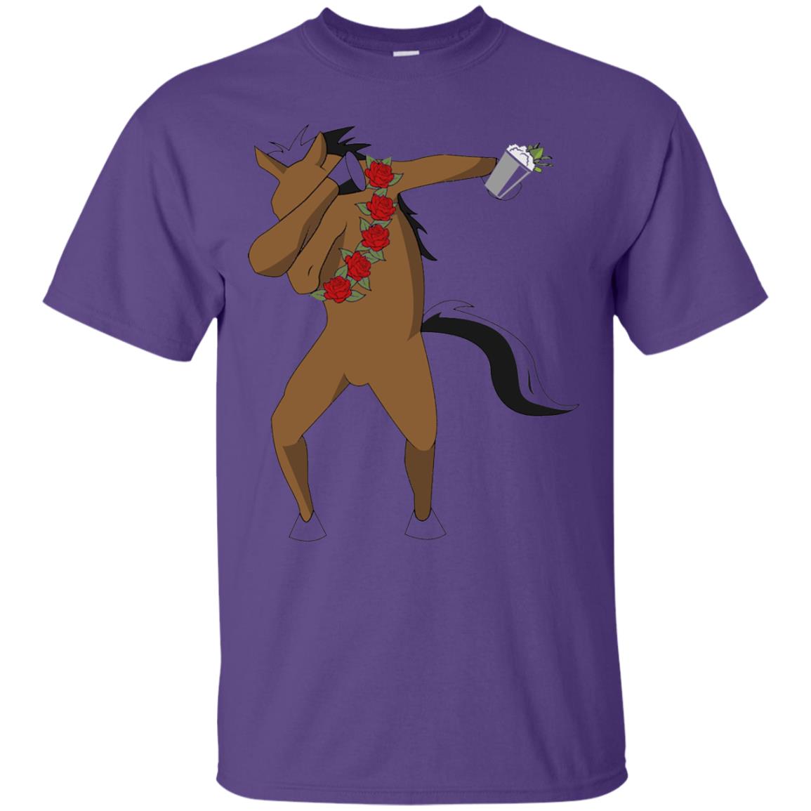 Derby Party 2018 Funny Dabbing Horse Shirt Purple