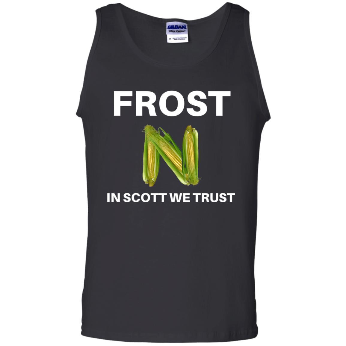 Frost Scott We Trust Nebraska Football Coach T-Shirt Black