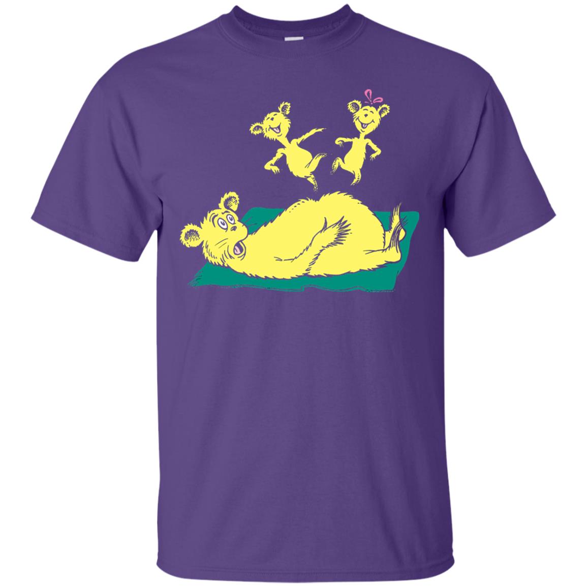 Dr. Seuss Hop On Pop Book Lover T-shirt Purple