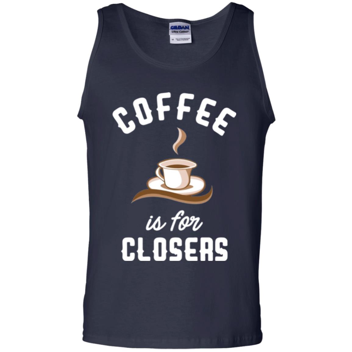 Coffee T-shirt Is For Closers Navy