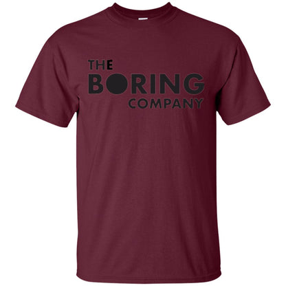 The Boring Company T-shirt Maroon
