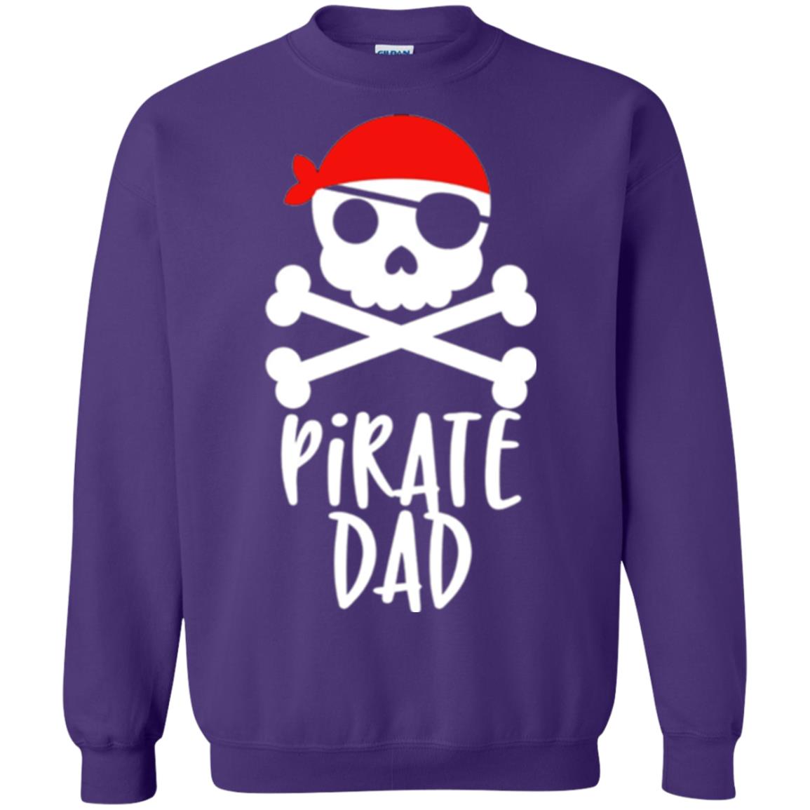 Daddy T-shirt Pirate Dad T-shirt Purple