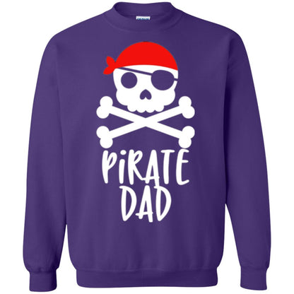 Daddy T-shirt Pirate Dad T-shirt Purple