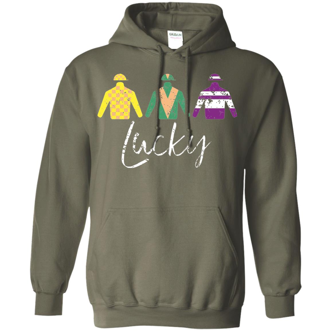 Derby Jockey Shirt Lucky Derby Apparel Derby Military Green