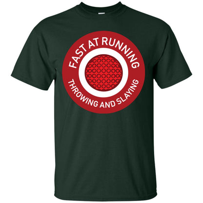 Fast At Running Throwing And Slaying Dodgeball Shirts Forest