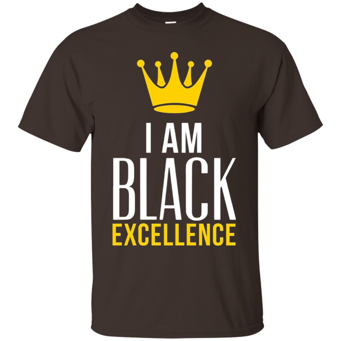 Black Excellence T-shirt Melanin Poppin_ Queen King Dark Chocolate