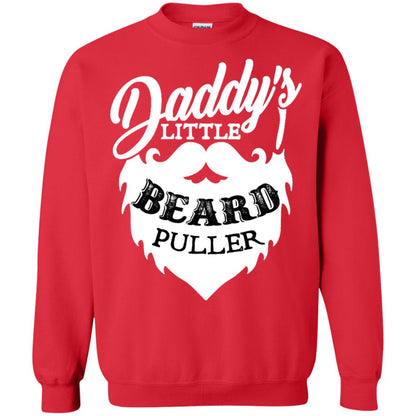 Daddy's Little Beard Puller Kid Shirt Red