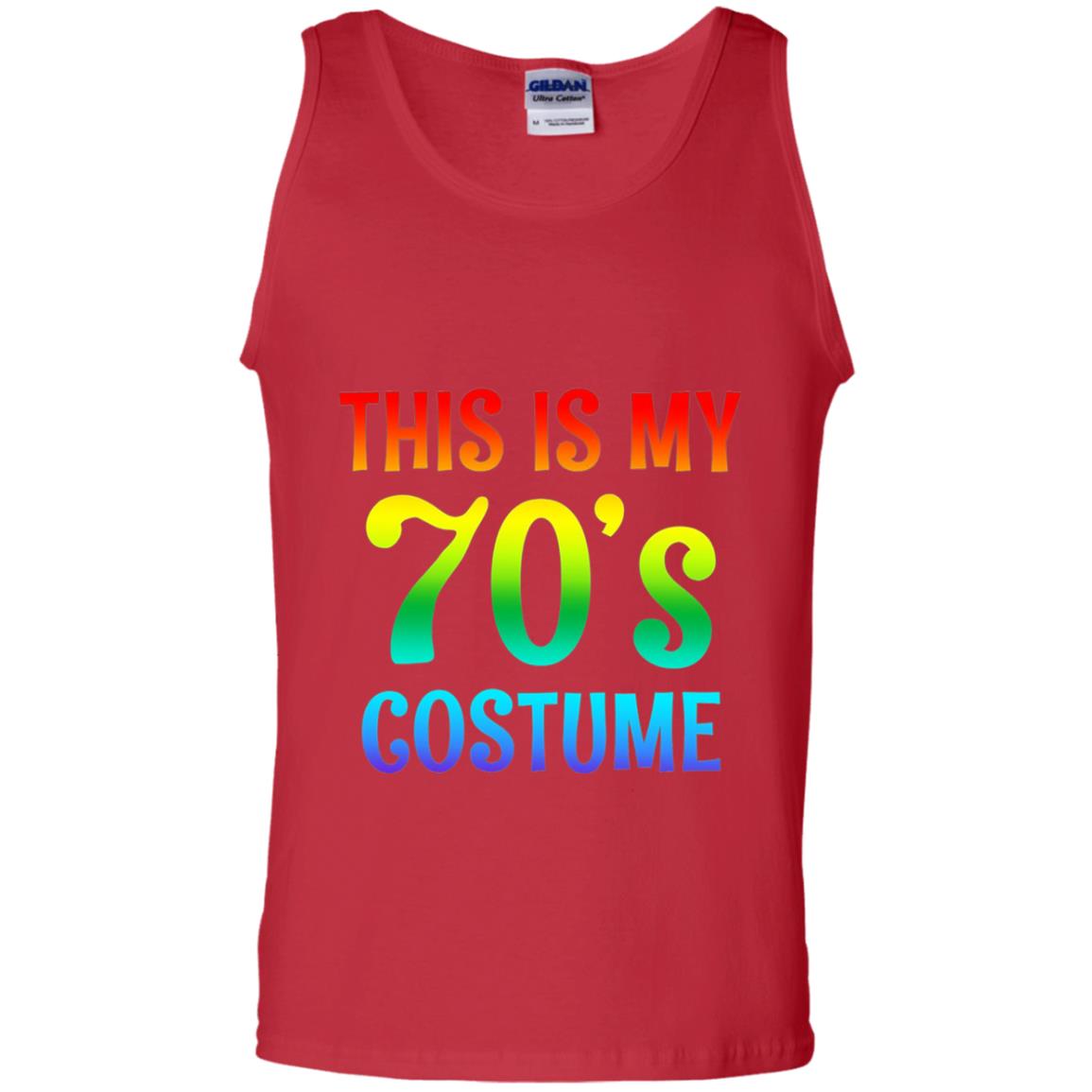 This Is My 70_s Costume T-shirt Red