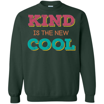 Anti Bullying T-shirt Kind Is The New Cool Forest Green