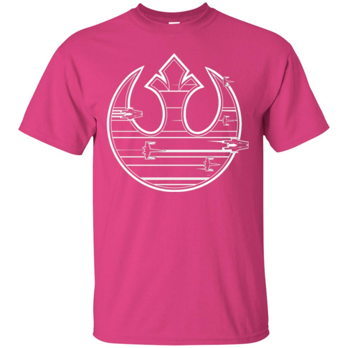 Film T-shirt Last Jedi Rebel Resistance Ship Logo Heliconia