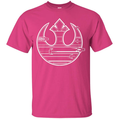 Film T-shirt Last Jedi Rebel Resistance Ship Logo Heliconia