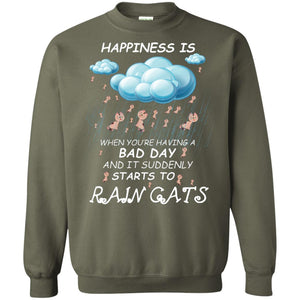 When You're Having A Bad Day And It Suddenly Starts To Rain CatsG180 Gildan Crewneck Pullover Sweatshirt 8 oz.