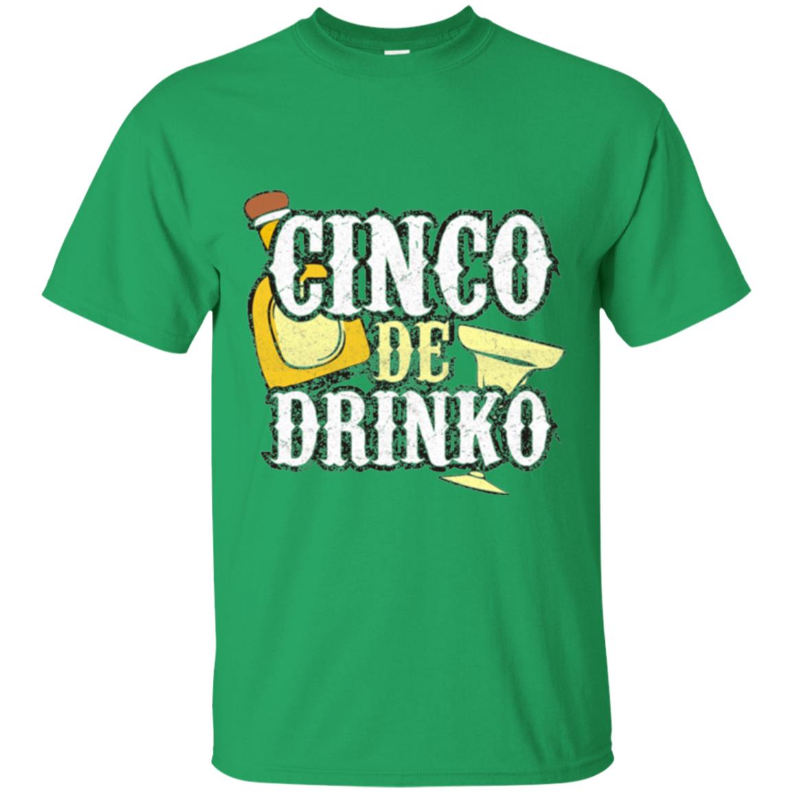 Funny Cinco De Mayo Drinko Celebration T-shirt Irish Green