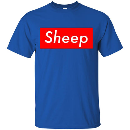 Sheep Box Logo Hype T-shirt Royal