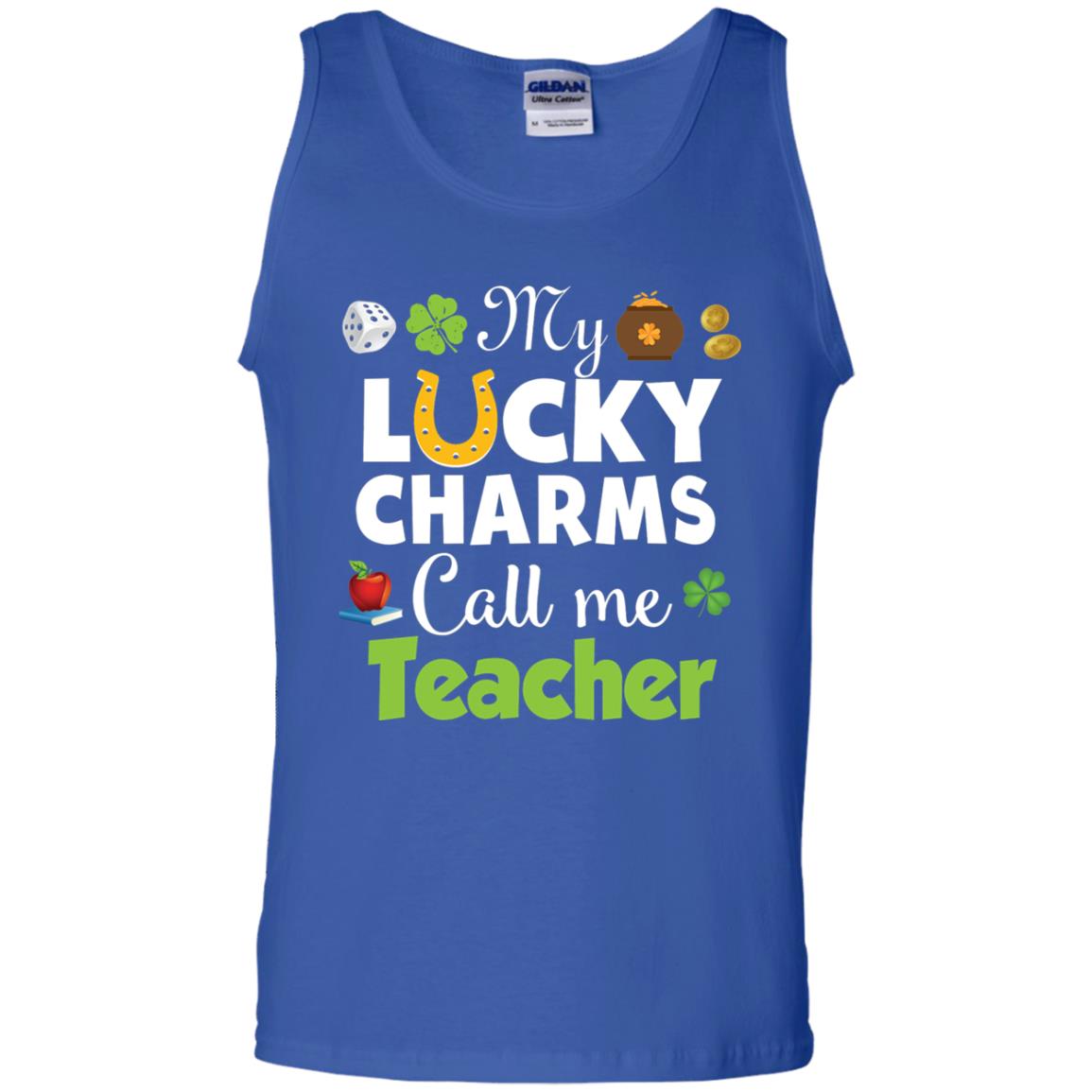 My Lucky Charms Call Me Teacher St Patricks Day T-shirt Royal